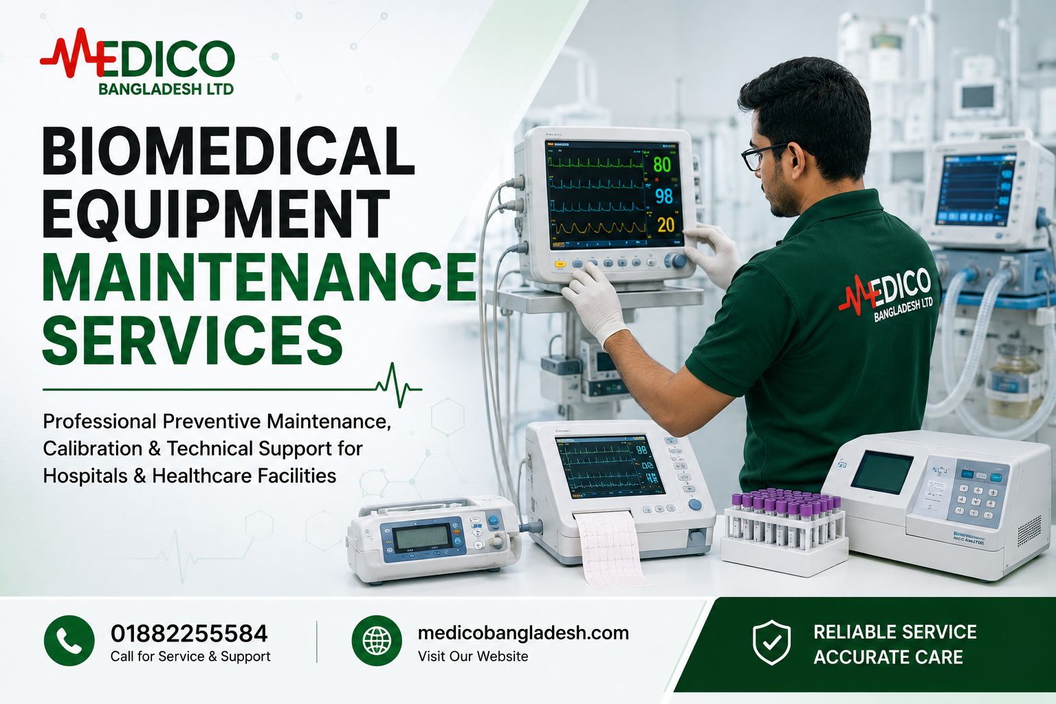 Biomedical Equipment Maintenance Services in Bangladesh